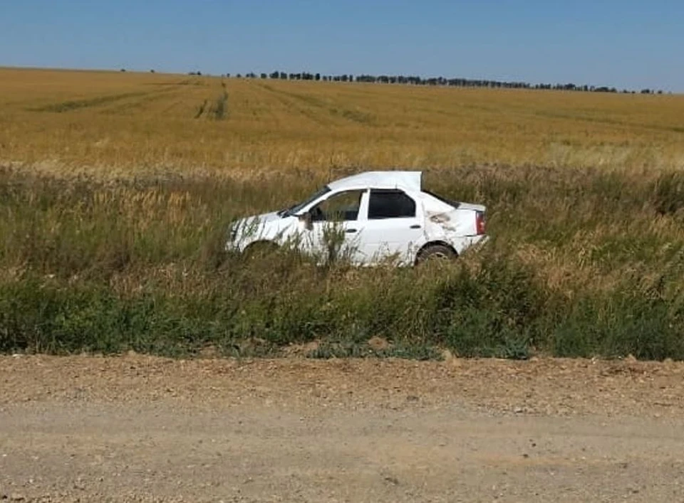 Крышу автомобиля сильно помяло после опрокидывания. Фото: ГИБДД по Челябинской области