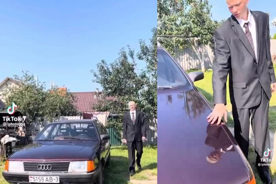 В TikTok завирусилось видео с белорусом, который необычно продает машину.