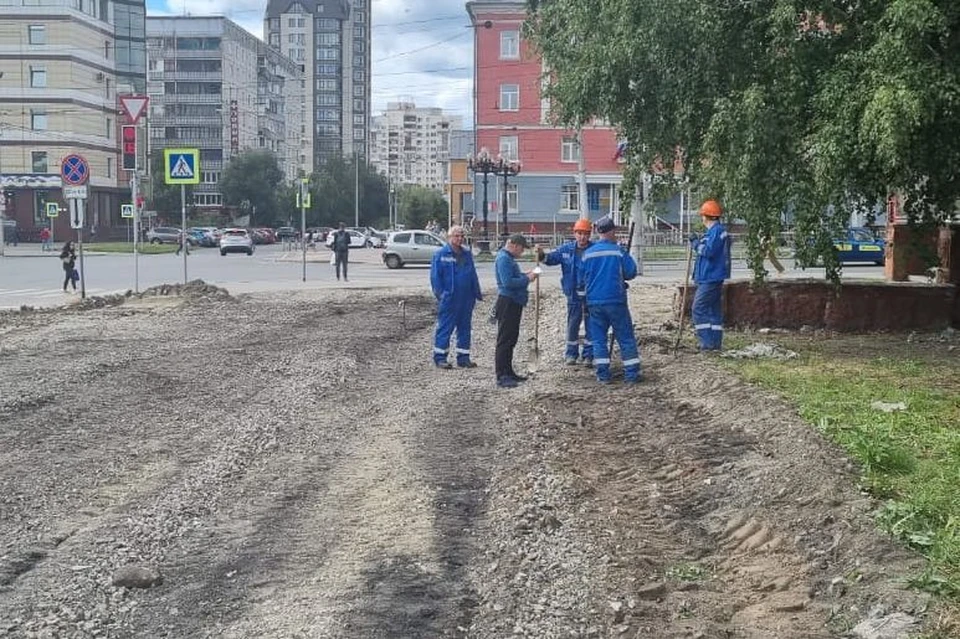 На объекте проводят подготовительные и демонтажные работы