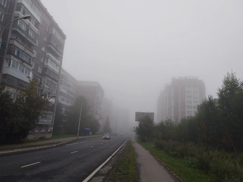 Утренний туман в Томске. Фото: Екатерина Горникова/"КП-Томск".