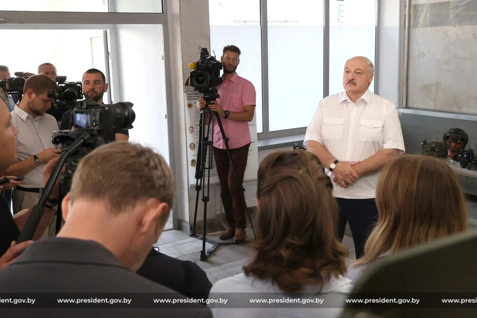 Лукашенко опроверг слова Путина о независимости Беларуси, переданные Шольцом. Фото: пресс-служба президента