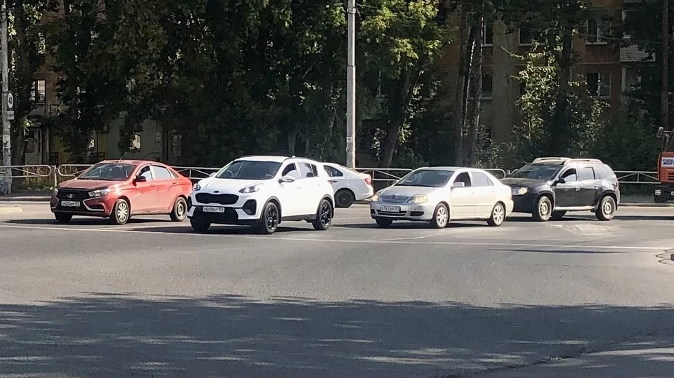 Пробки в Перми.