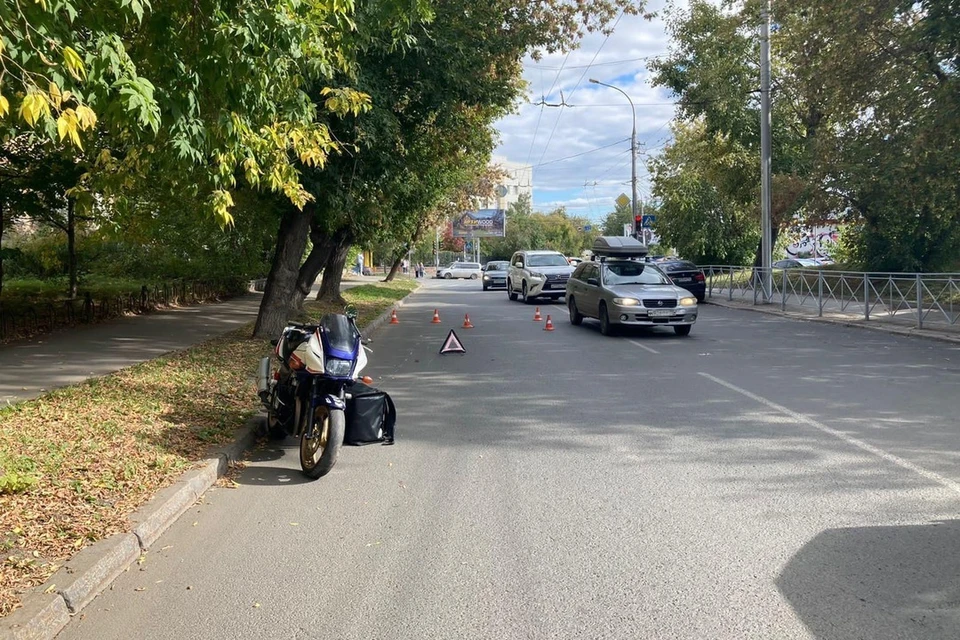 Пенсионер на мотоцикле