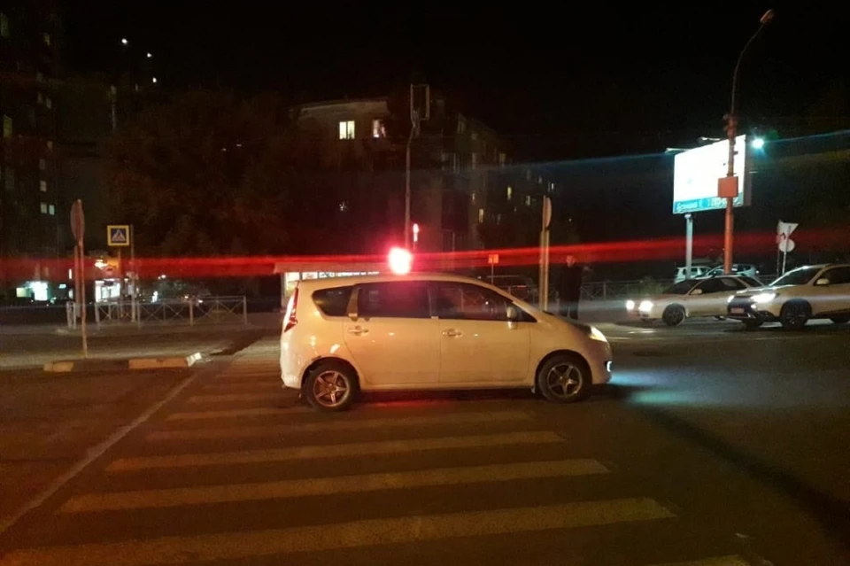 ДТП случилось поздно вечером. Фото: ГИБДД по Новосибирску.