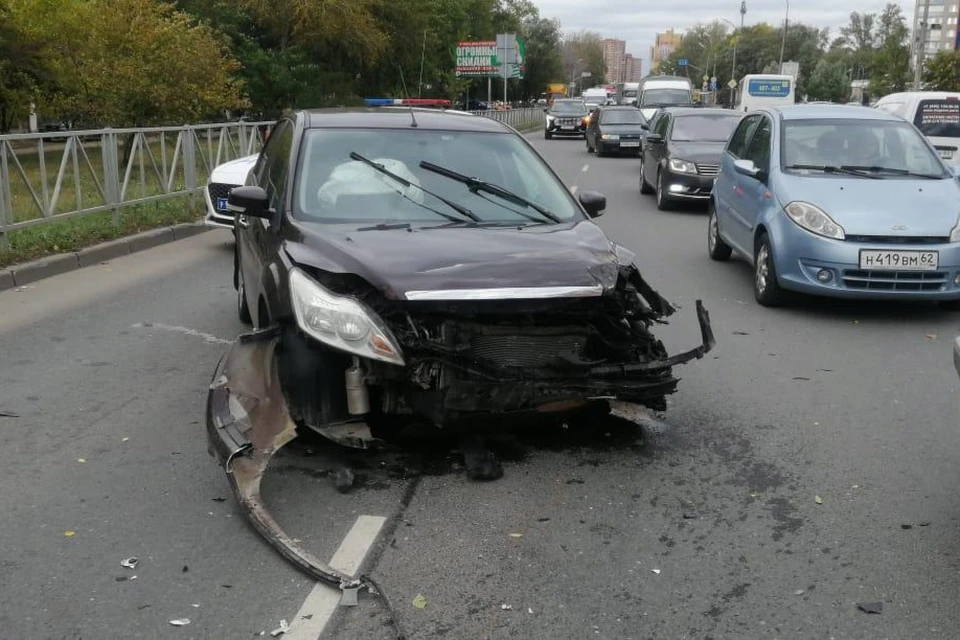 В результате ДТП пострадали два человека. Фото: пресс-служба УМВД по Рязанской области.