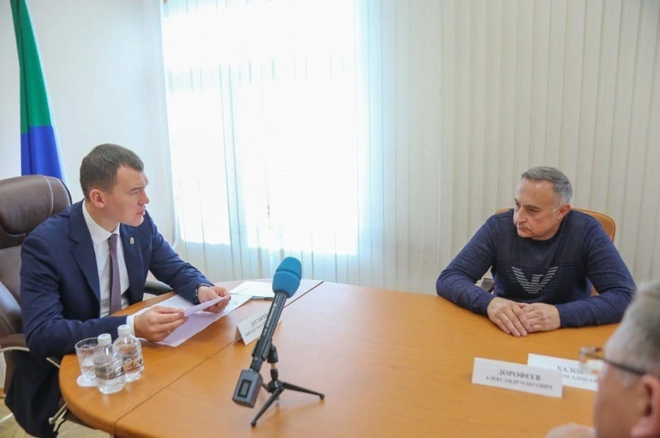 Губернатор Хабаровского края провел личный прием граждан Фото: @Degtyarev_Info