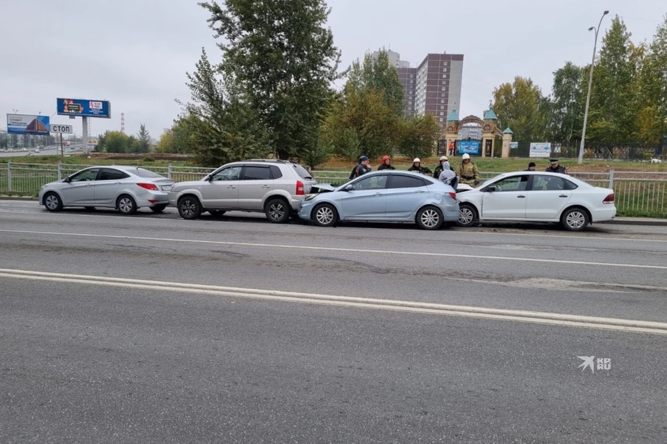 По предварительным данным, водитель Volkswagen находился в состоянии алкогольного опьянения. Фото: пресс-служба ОГИБДД УМВД по Екатеринбургу