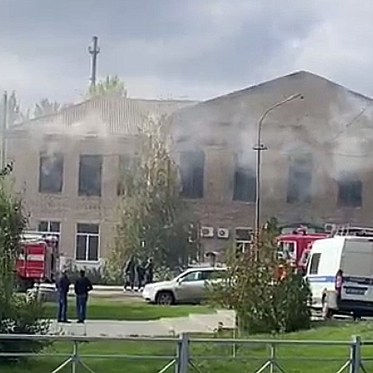 При пожаре в сельской администрации под Волгоградом пострадали документы  МФЦ - KP.RU