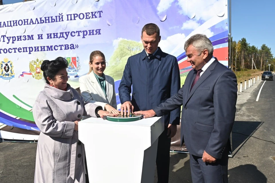 The highway in the Khabarovsk region was updated in one year.  Photo: Government of the Khabarovsk Territory