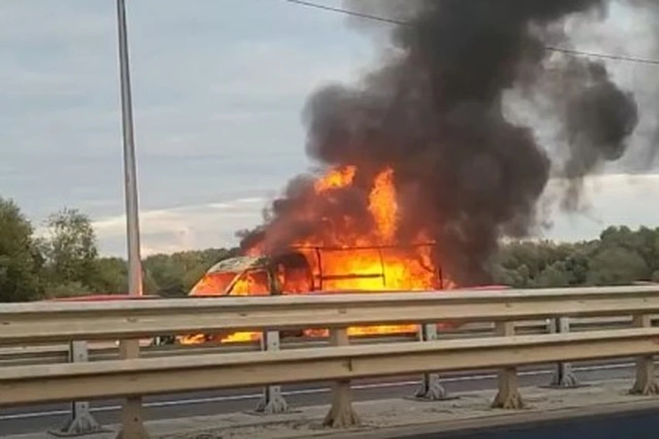 В машине не было пассажиров и груза. Фото: стоп-кадр с видео Николая Ампилогова