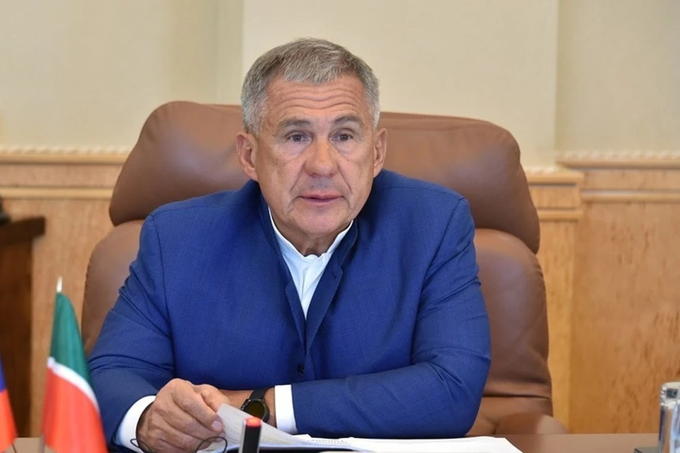 Встреча состоялось в смешанном формате, в том числе в режиме видеоконференцсвязи. Фото: пресс-служба главы Татарстана