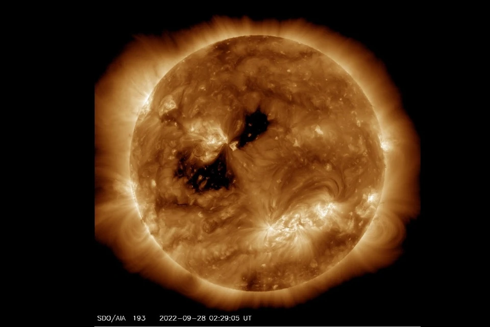 Дыра над экватором Солнца поможет увидеть северное сияние. Фото: "Астро фото болото".