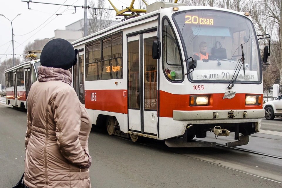 В Самаре трамваи начали готовить к зиме.