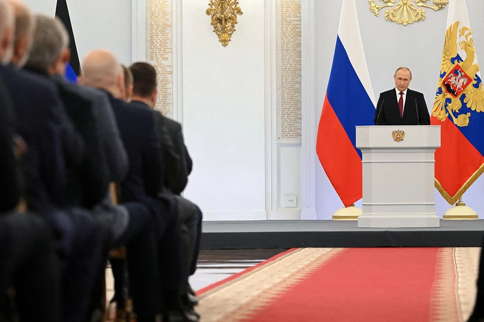 30 сентября Владимир Путин выступил перед Федеральным собранием.