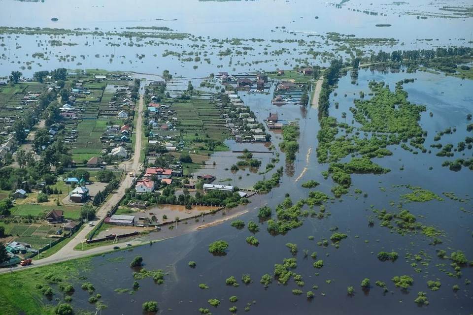 Летний паводок в Приамурье повредил более 90 километров дорог. Фото: пресс-служба правительства Амурской области.