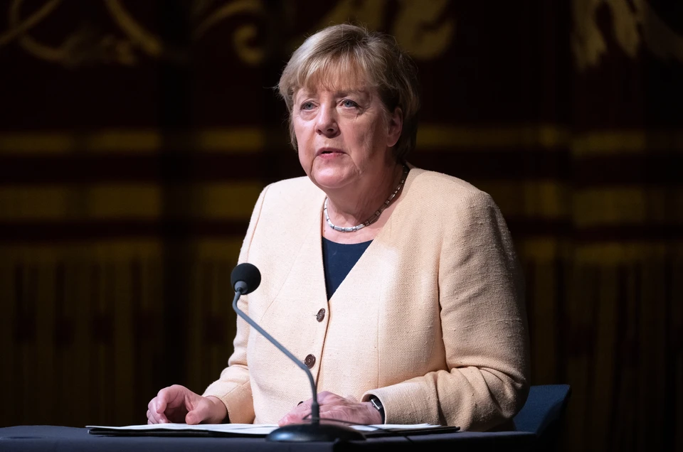 Former German Chancellor Angela Merkel.