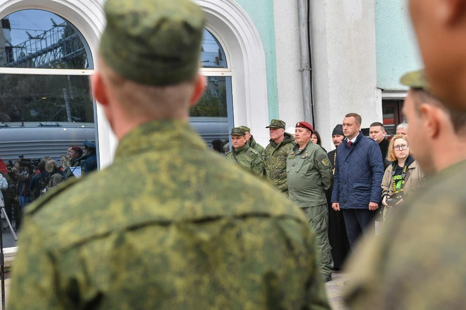 Проводы мобилизованных