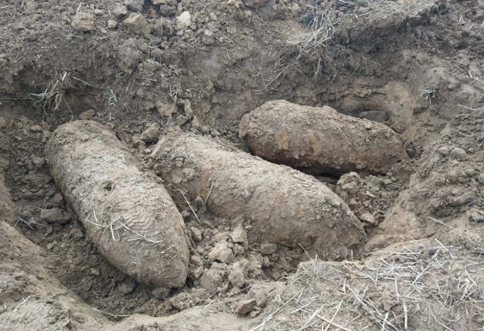 В Смоленской области обезвредили 4 авиабомбы времён ВОВ. Фото: СОГБУ «Пожарно-спасательный центр».