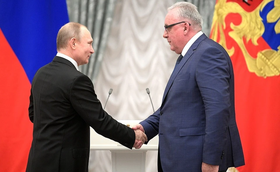 Вручение государственной награды «Герой Труда РФ».