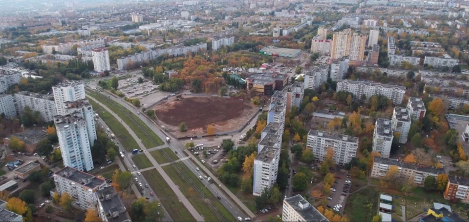 На участке ничего не осталось. Фото: скриншот видео