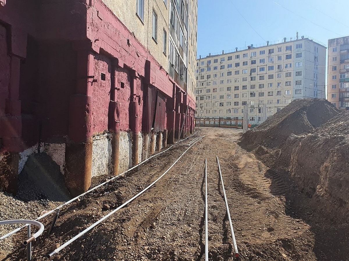 В Норильске под девятиэтажным домом установили систему охлаждения грунта -  KP.RU