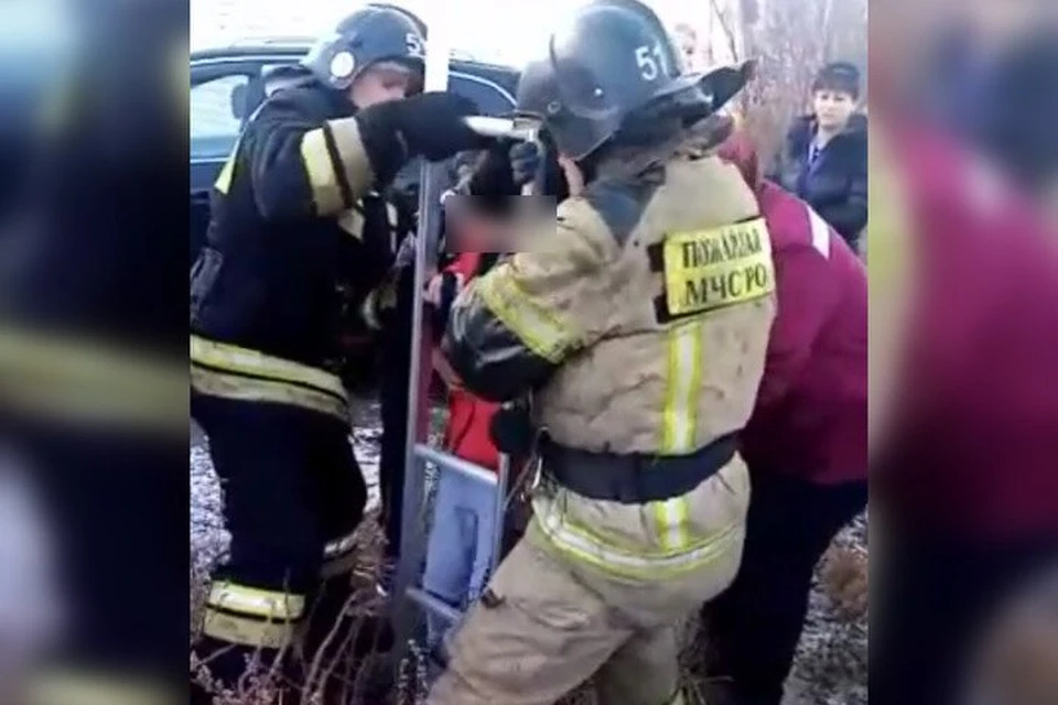 Мальчика забрали в больницу