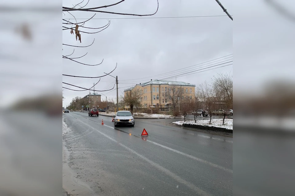 Пешехода госпитализировали в городскую больницу