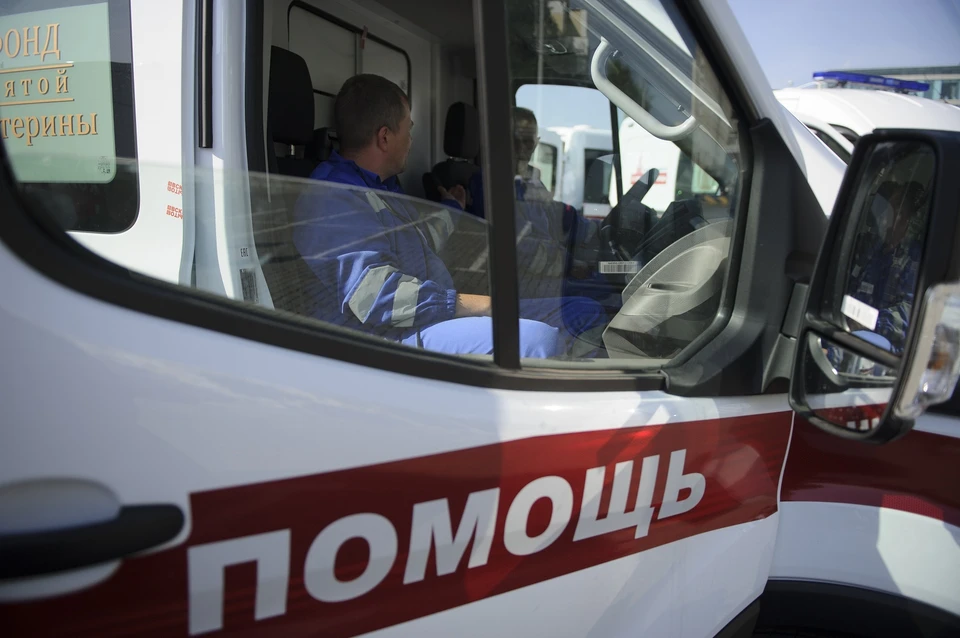 Мужчину доставили в больницу