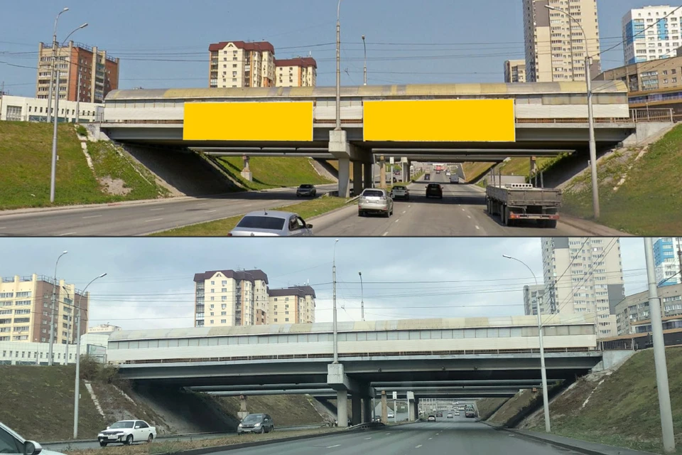 В Новосибирске возбуждено уголовное дело против незаконной рекламы. Фото: стоп-кадр презентации управления художественного облика города мэрии Новосибирска.