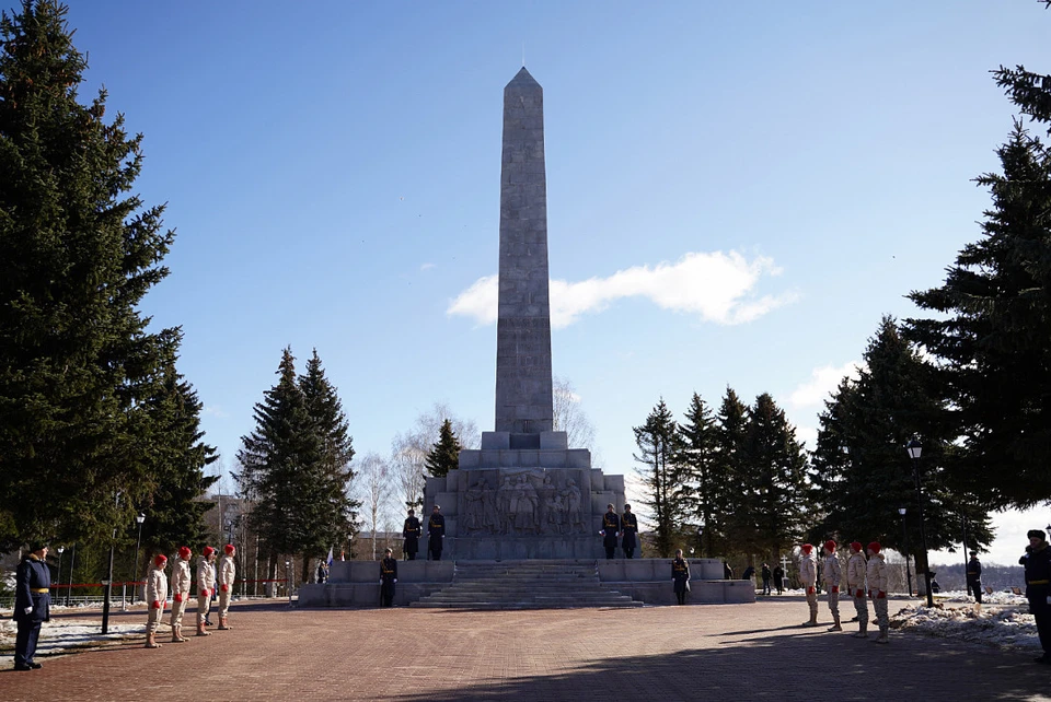 Обелиск освободителям Ржева.