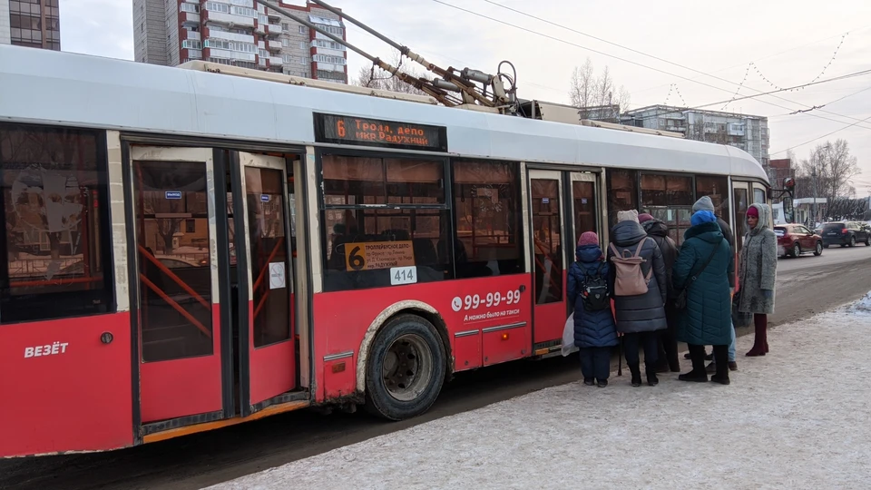 Износ троллейбусно-контактной сети в Томске оценивается в 62%. Фото: Владислав Пирогов