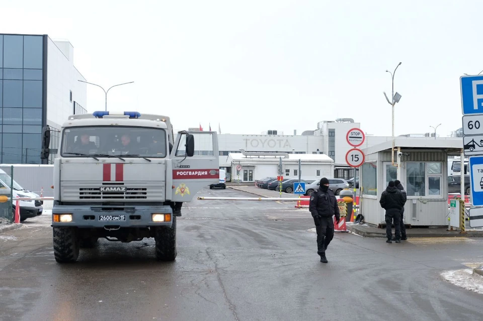 На заводе "Тойота" началась консервация.