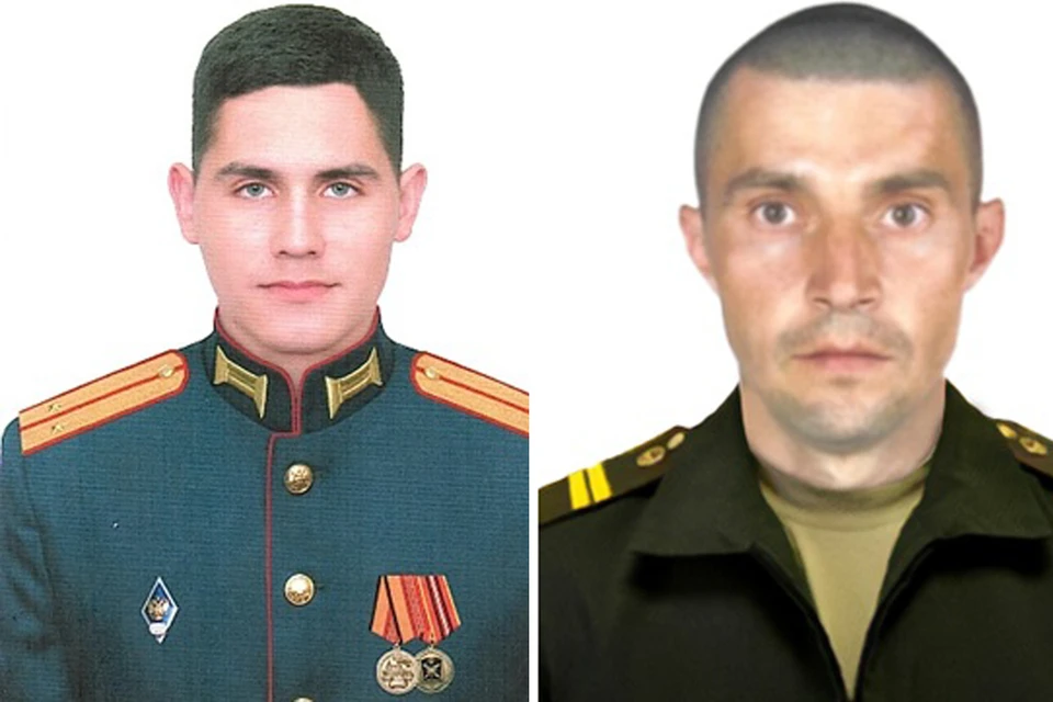 Лейтенант Богдан АЛЕКСЕЕВ и Младший сержант Николай ГОНЧАРОВ