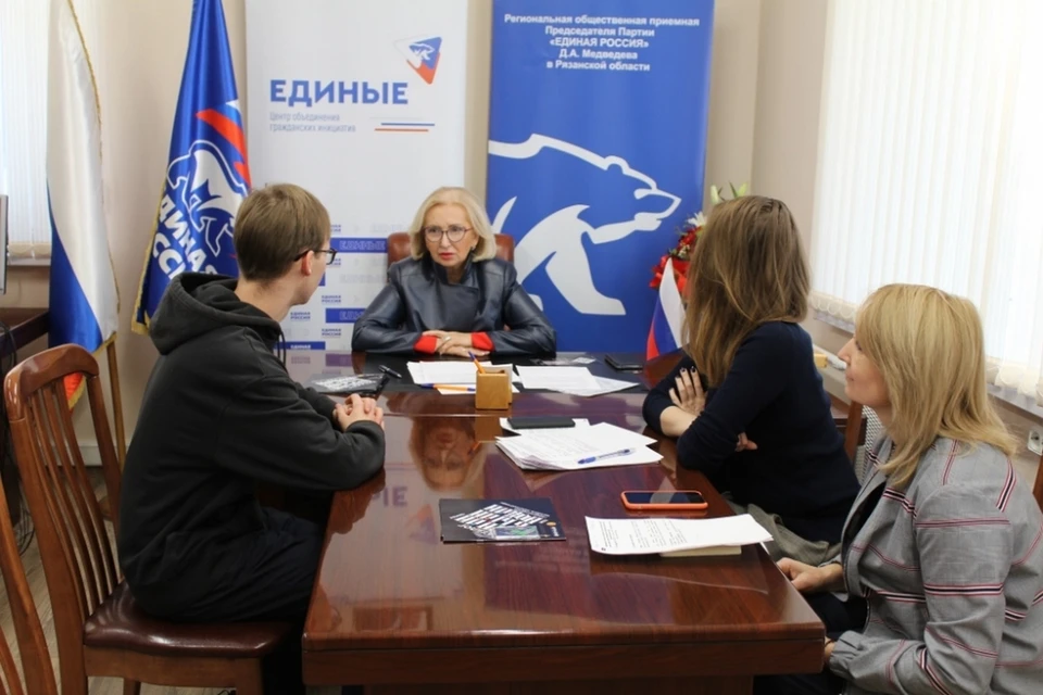 Татьяна Панфилова провела прием граждан в Рязгордуме. Фото: сайт Рязанской городской думы.