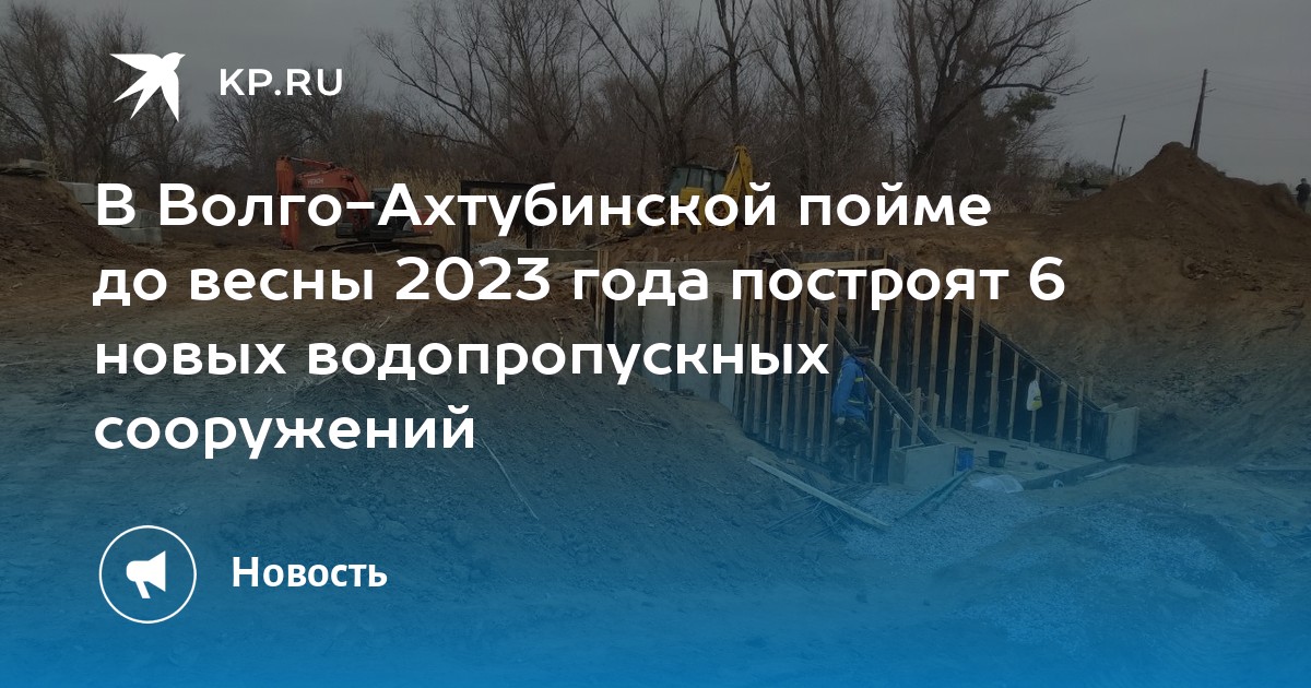 В Волго-Ахтубинской пойме до весны 2023 года построят 6 новых ...