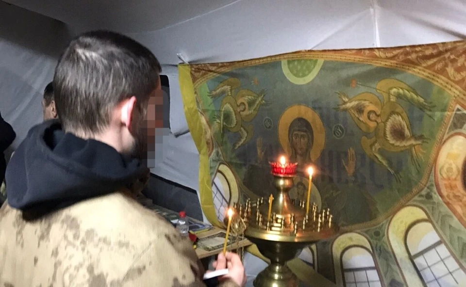 Каждое воскресенье бойцы смогут помолиться и пообщаться на полигоне с батюшкой. Фото: Волгоградская епархия