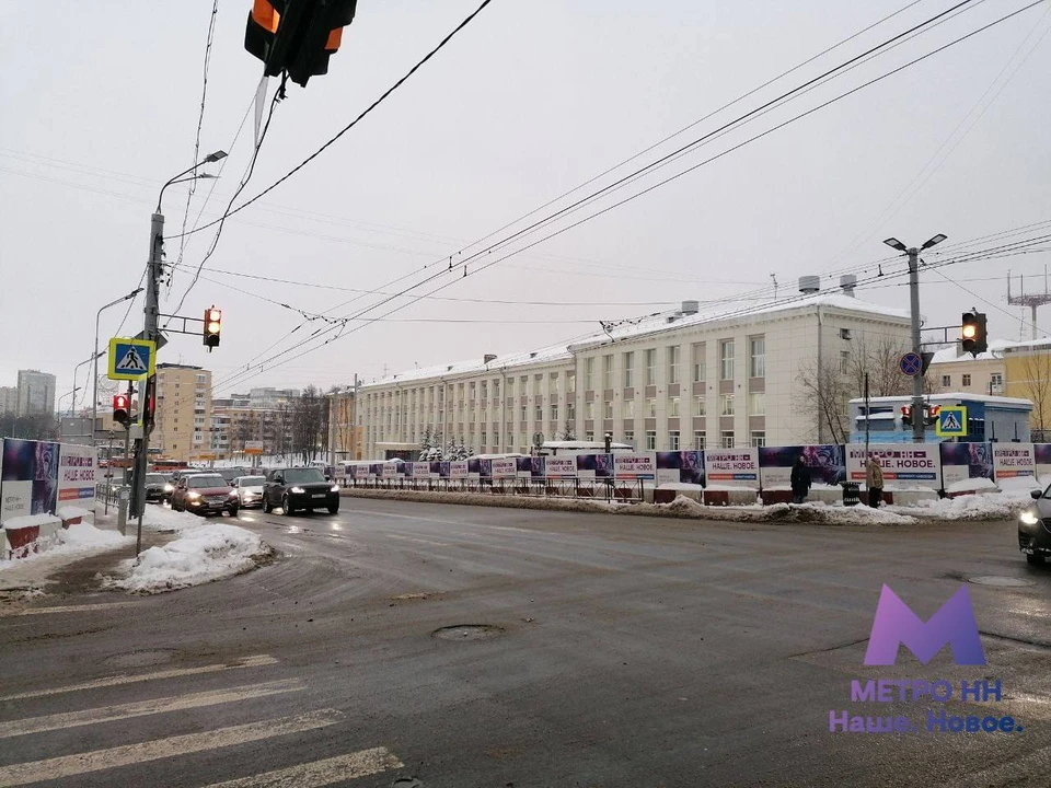 Улицу Ошарскую временно расширят в Нижнем Новгороде, спилив 43 дерева в 2023 году ФОТО: телеграм-канал «МетроНН. Наше. Новое»