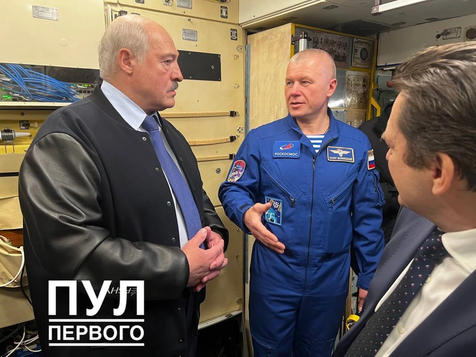 Лукашенко в Звездном городке знакомился с подготовкой космонавтов. Фото: Телеграм-канал "Пул Первого".