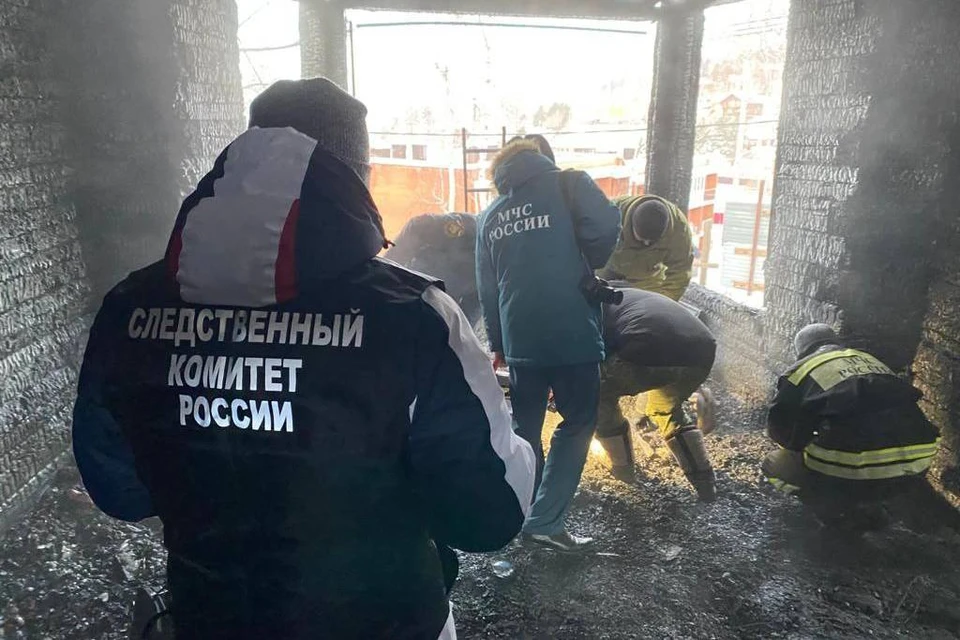 Уголовное дело завели после гибели троих детей на пожаре в Иркутском районе