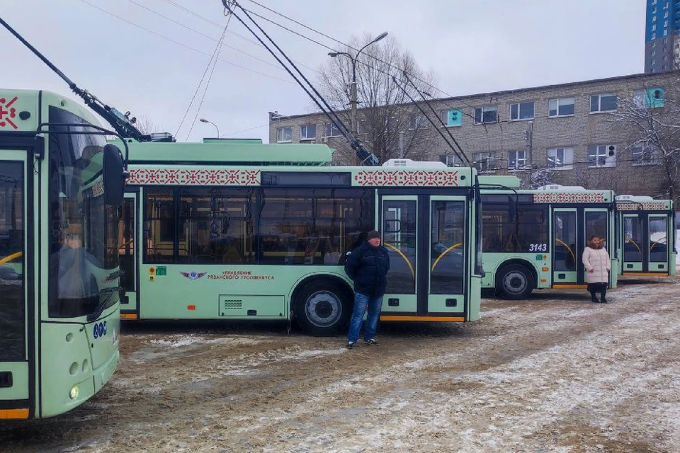 В Рязань поступили 10 троллейбусов МАЗ-203Т с увеличенным автономным ходом. Фото: vk.com/ryazanoblast