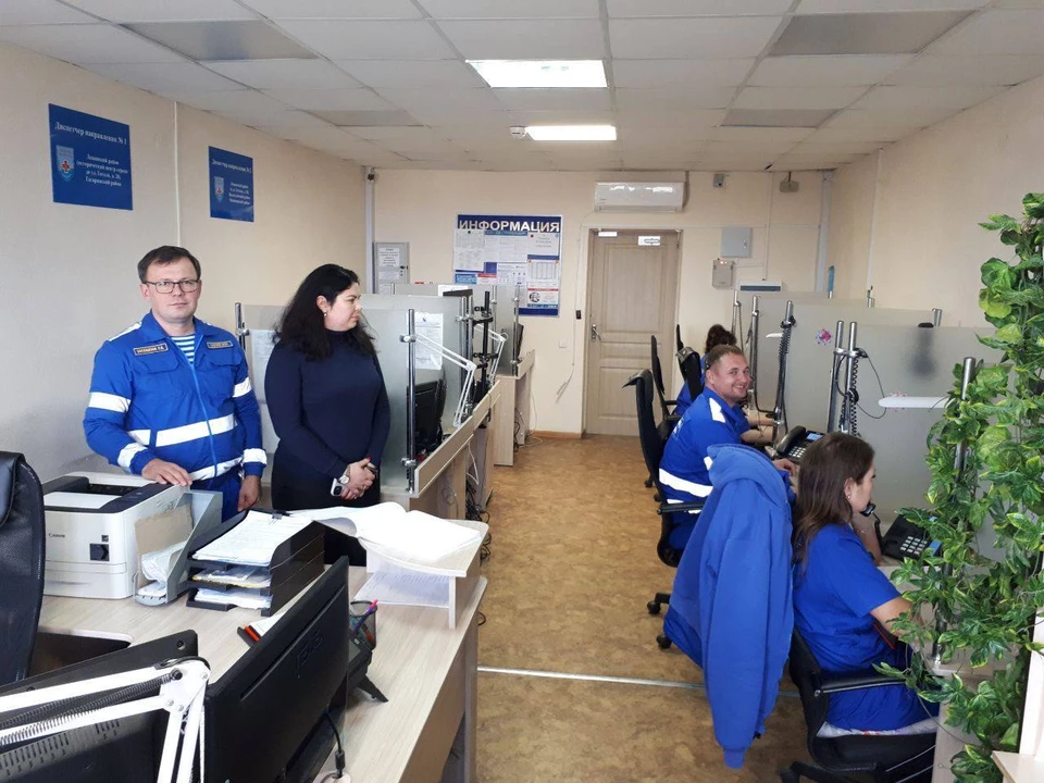 Оперативный отдел 103 в работе. Фото: Департамент здравоохранения Севастополя