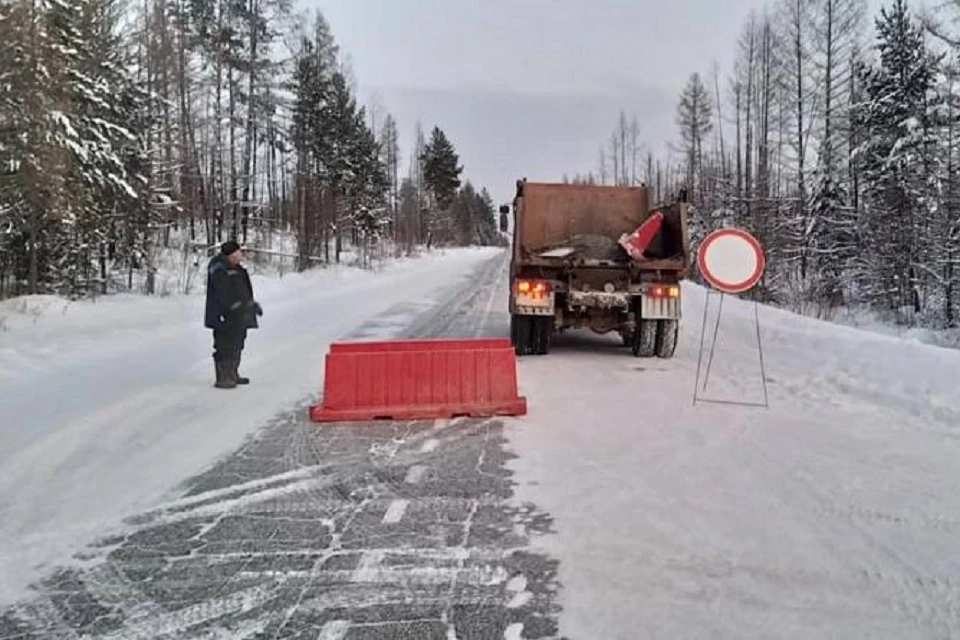 Автодорога Железногорск – Суворовский перекрыта в Иркутской области из-за подтопления. Фото: минтранс РФ по Иркутской области