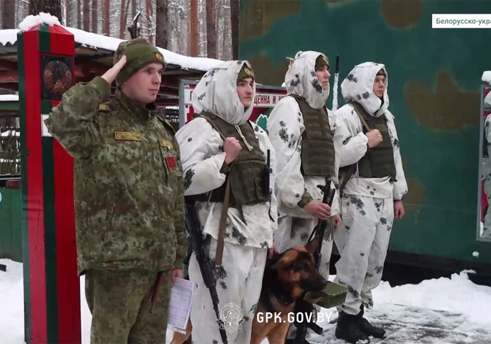 Белорусские пограничники достаточно подготовлены для охраны границы. Фото: кадр видео телеграм-канала Госпогранкомитета РБ