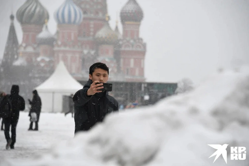 «Желтый» уровень погодной опасности продлили в Москве до 07:00 14 января