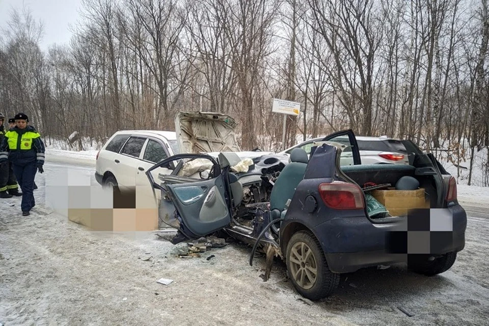 Пассажир «Мазды» погиб в аварии на трассе под Хабаровском Фото: УГИБДД по Хабаровскому краю