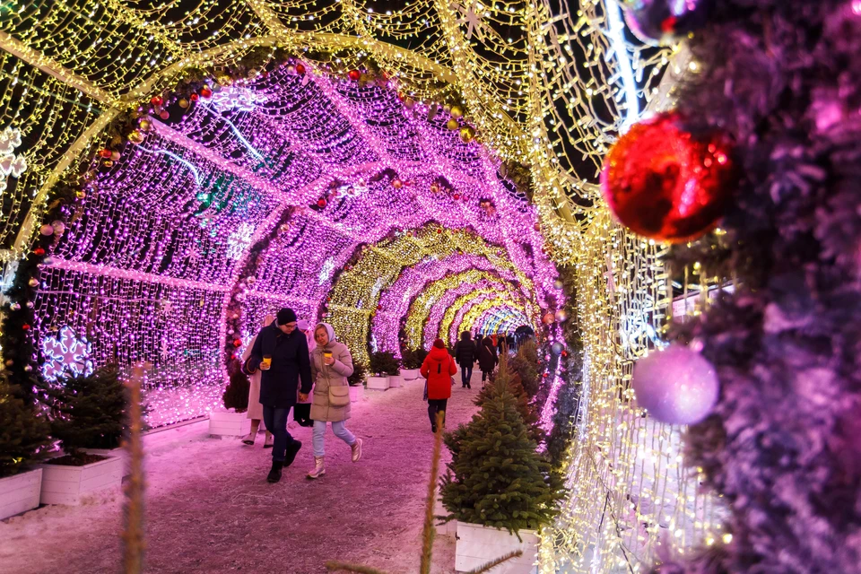 В Москве прошел городской фестиваль «Путешествие в Рождество».