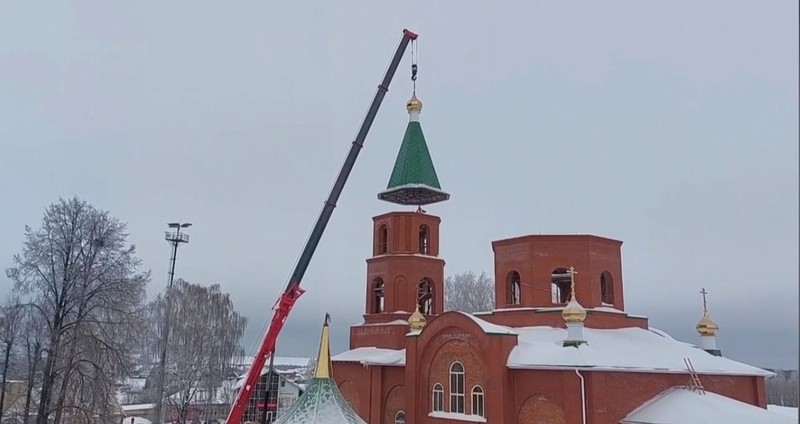 Восстановлением храма занялись в 2016 года. Фото: скриншот из видео Александра Бречалова @a.brechalov