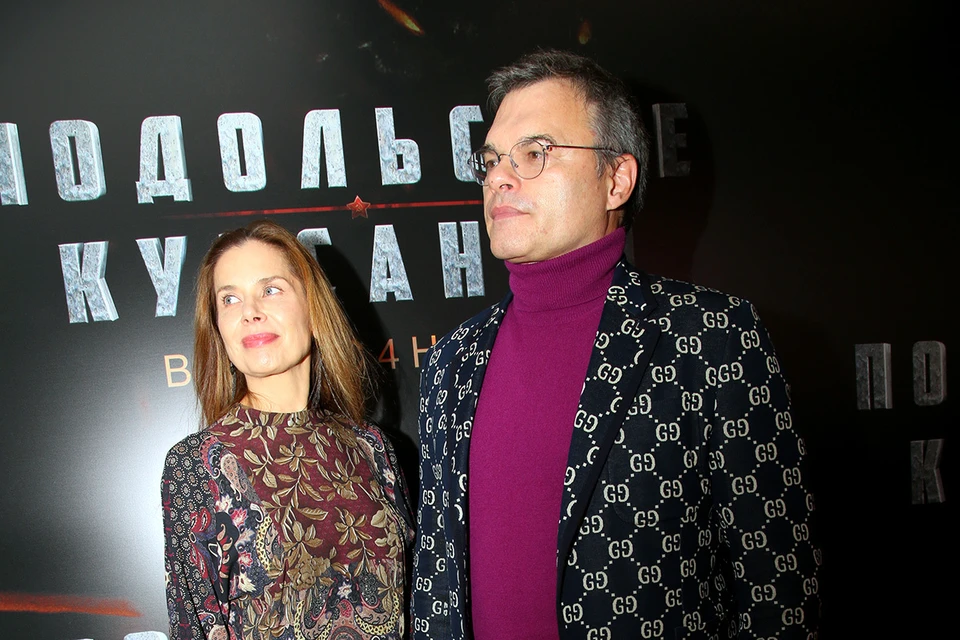 Актер Евгений Дятлов и его супруга Юлия Джербинова