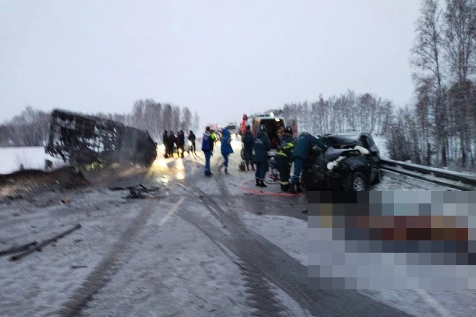 В Минздраве рассказали, кто погиб в согревшей скорой помощи на трассе под Новосибирском. Фото: "АСТ-54".