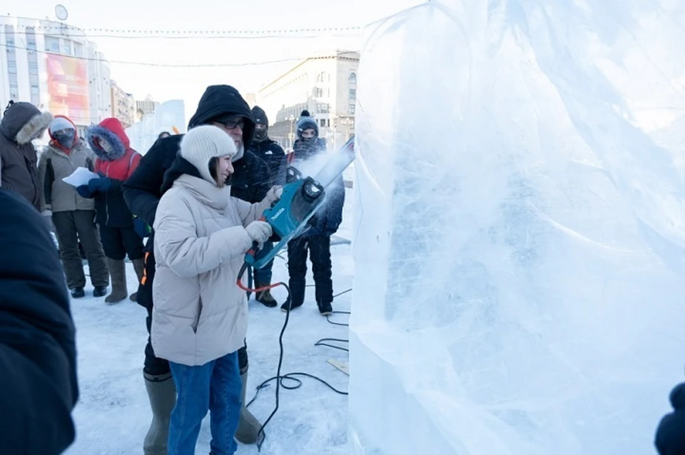 Конкурс ледовых скульптур среди молодежи стартовал в Хабаровске Фото: комитет по делам молодежи Хабаровского края